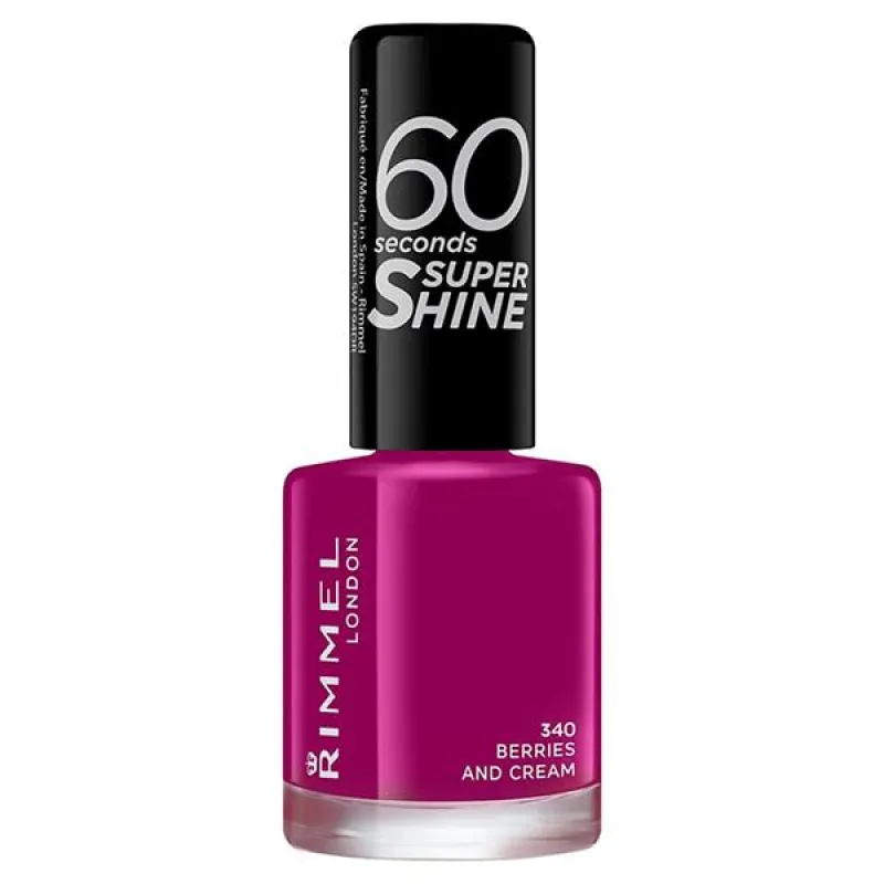 Rimmel London 60Sec Nail Polish - #340 Berries And Cream sold by Redtag