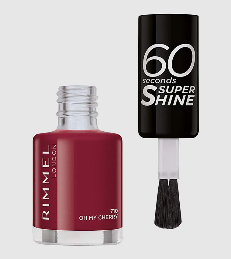Rimmel London 60Sec Nail Polish - #710 Oh My Cherry sold by Redtag