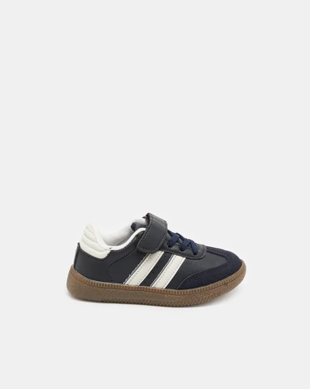 Boys Navy Colour Block Sneakers sold by Redtag