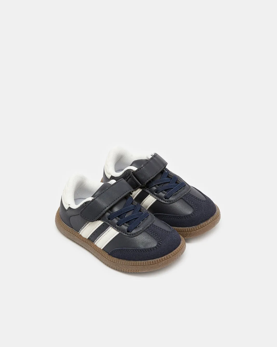 Boys Navy Colour Block Sneakers sold by Redtag product image thumbnail 2