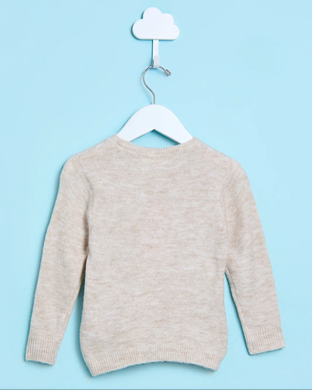 Infant Girls Ivory And Pink Embellished Pullover sold by Redtag product image thumbnail 4