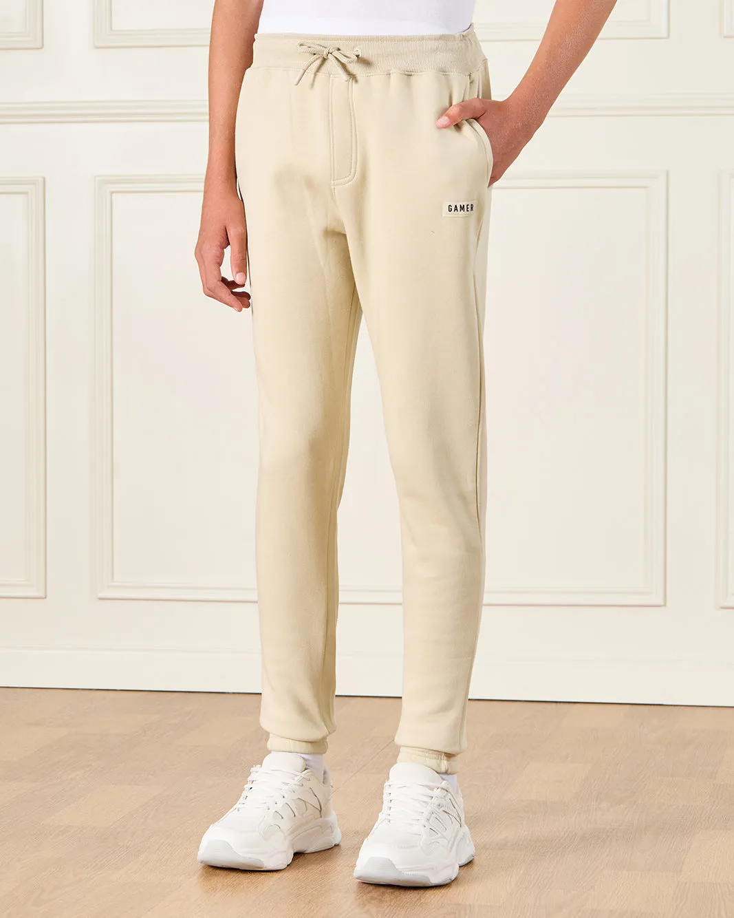 Senior Boys Beige Table Active Pants sold by Redtag product image thumbnail 4