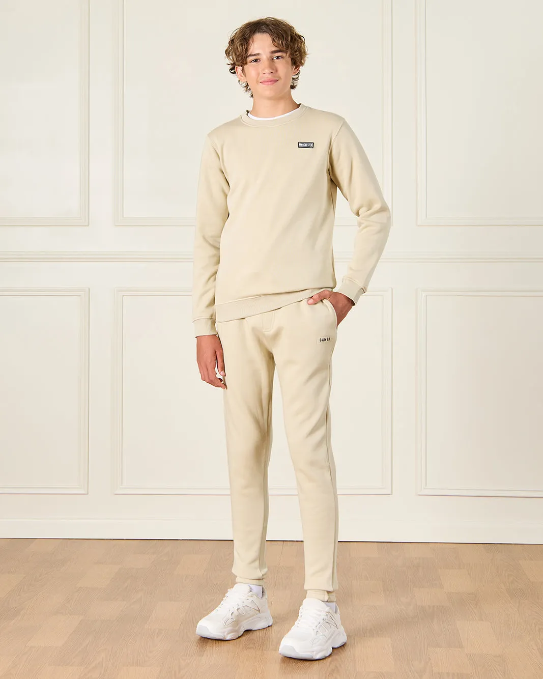 Senior Boys Beige Table Active Pants sold by Redtag product image thumbnail 2