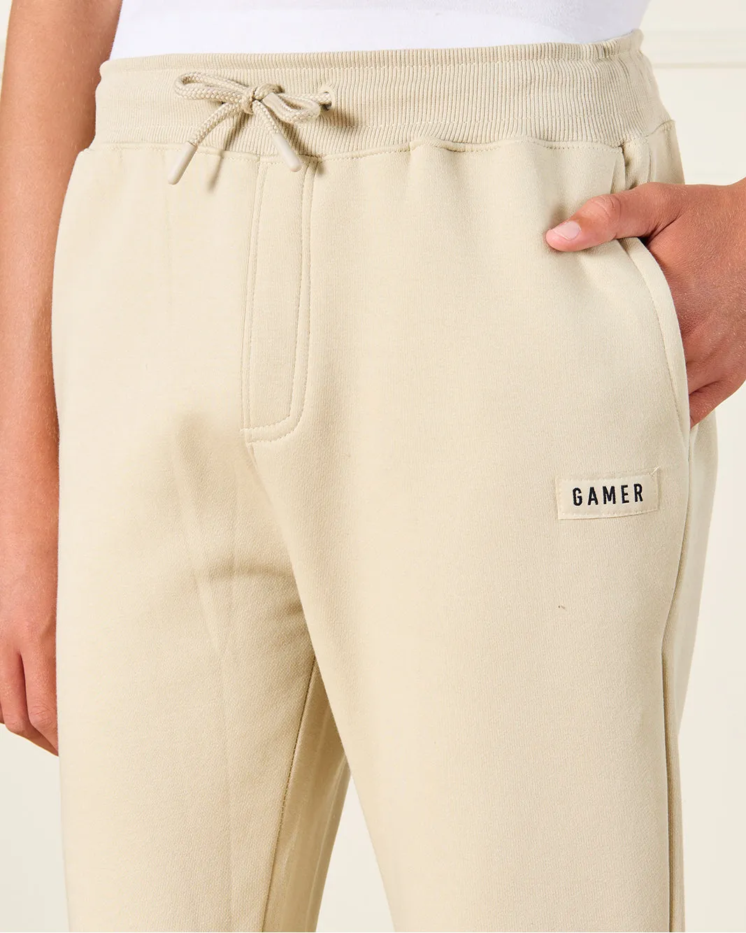 Senior Boys Beige Table Active Pants sold by Redtag product image thumbnail 5