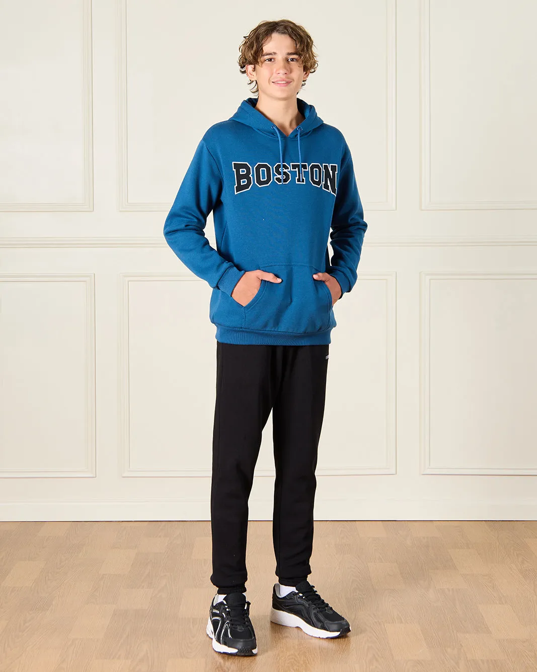 Senior Boys Blue Boston Over Size Sweatshirt sold by Redtag product image thumbnail 2