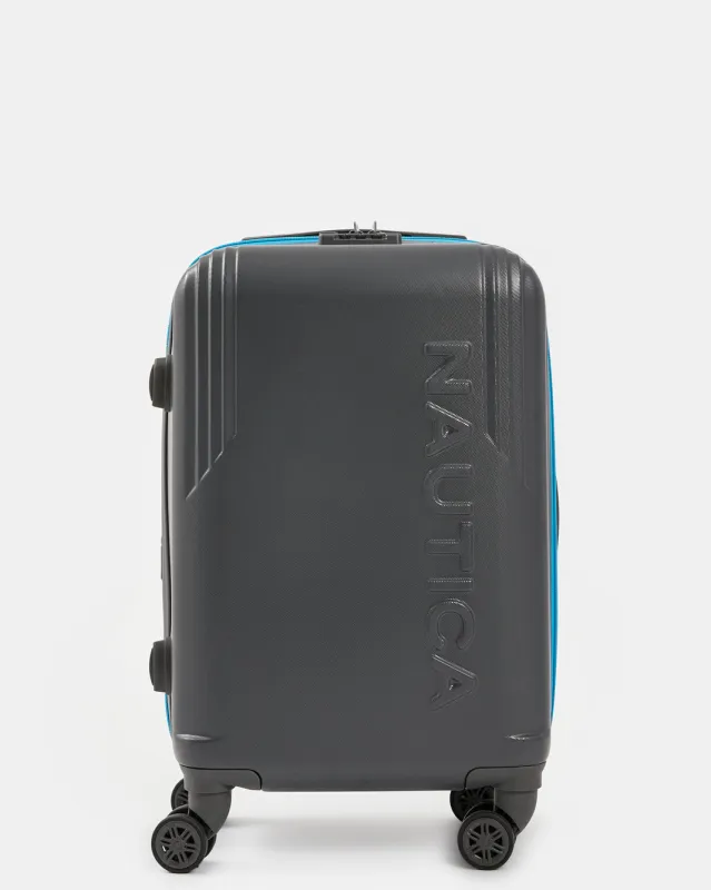 Nautica Grey 360 Spin Trolley Luggage 20 Inch sold by Redtag