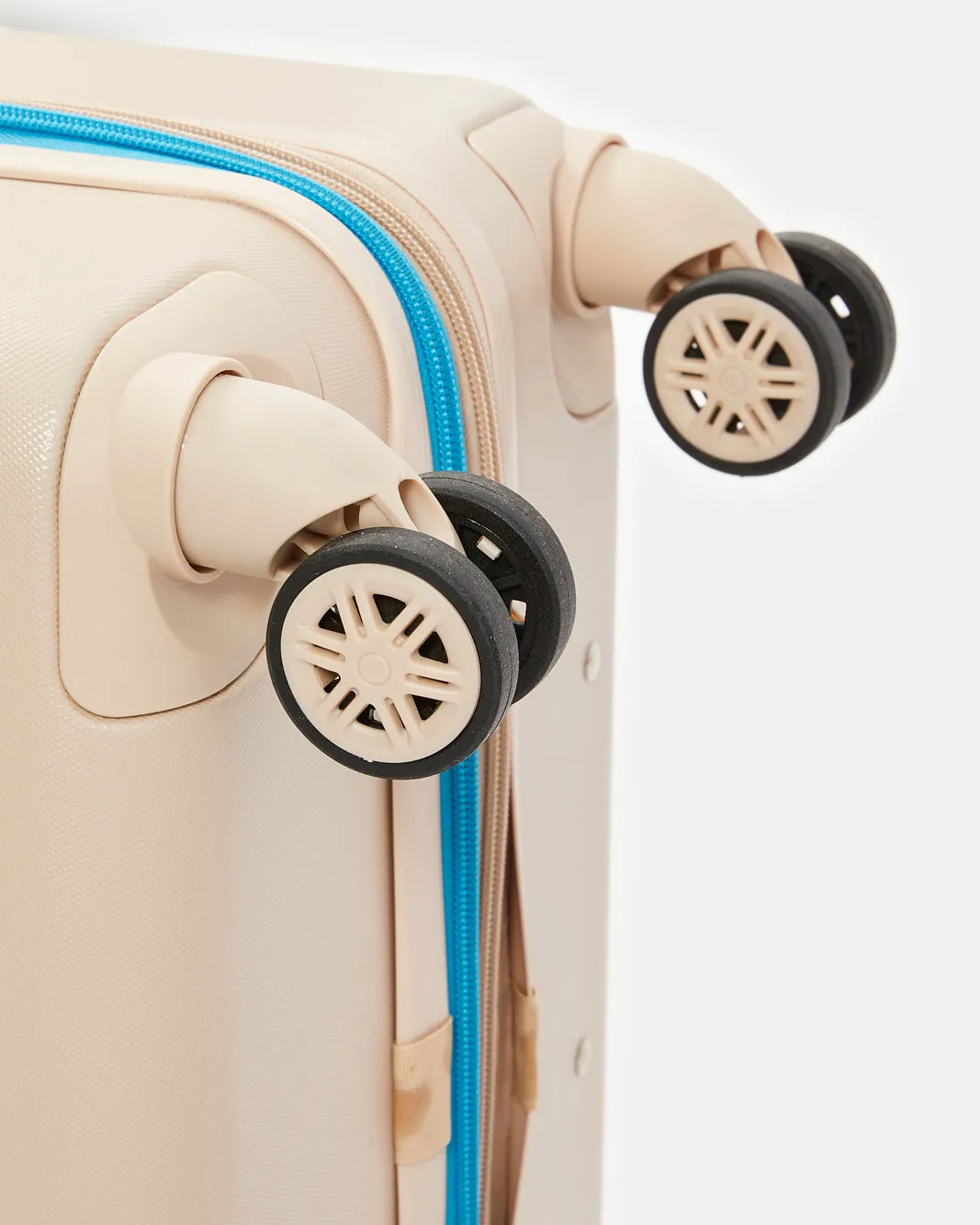 Nautica Beige 360 Spin Trolley Luggage 24 Inch sold by Redtag product image thumbnail 4