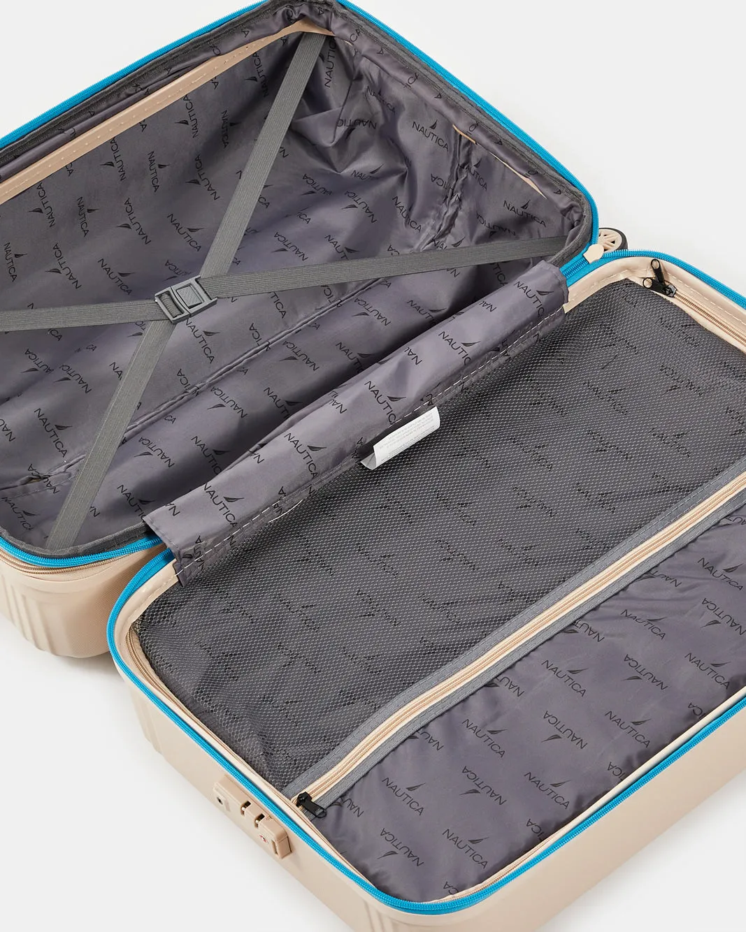 Nautica Beige 360 Spin Trolley Luggage 24 Inch sold by Redtag product image thumbnail 5