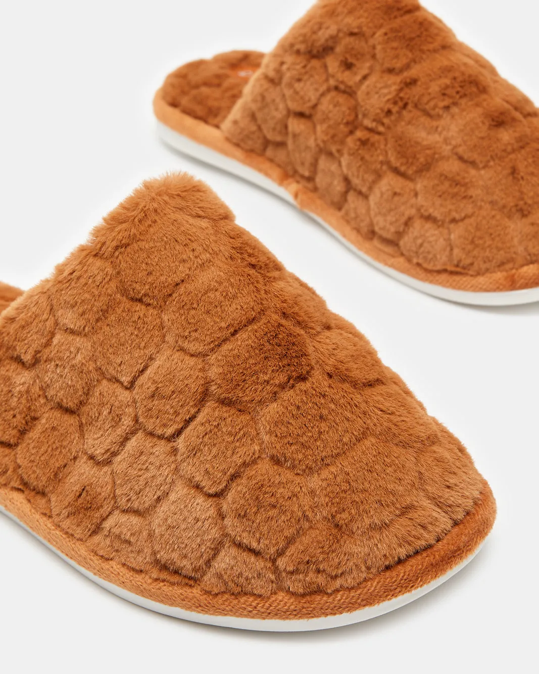 Men Brown Fur Slippers sold by Redtag product image thumbnail 4