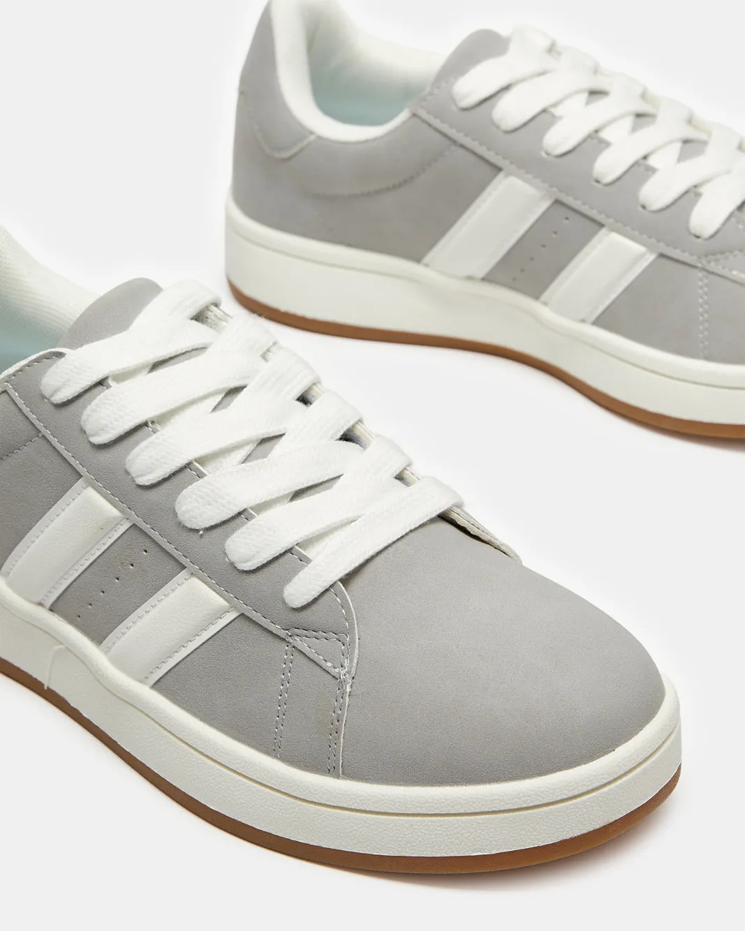 Men Grey Striped Sneakers sold by Redtag product image thumbnail 3
