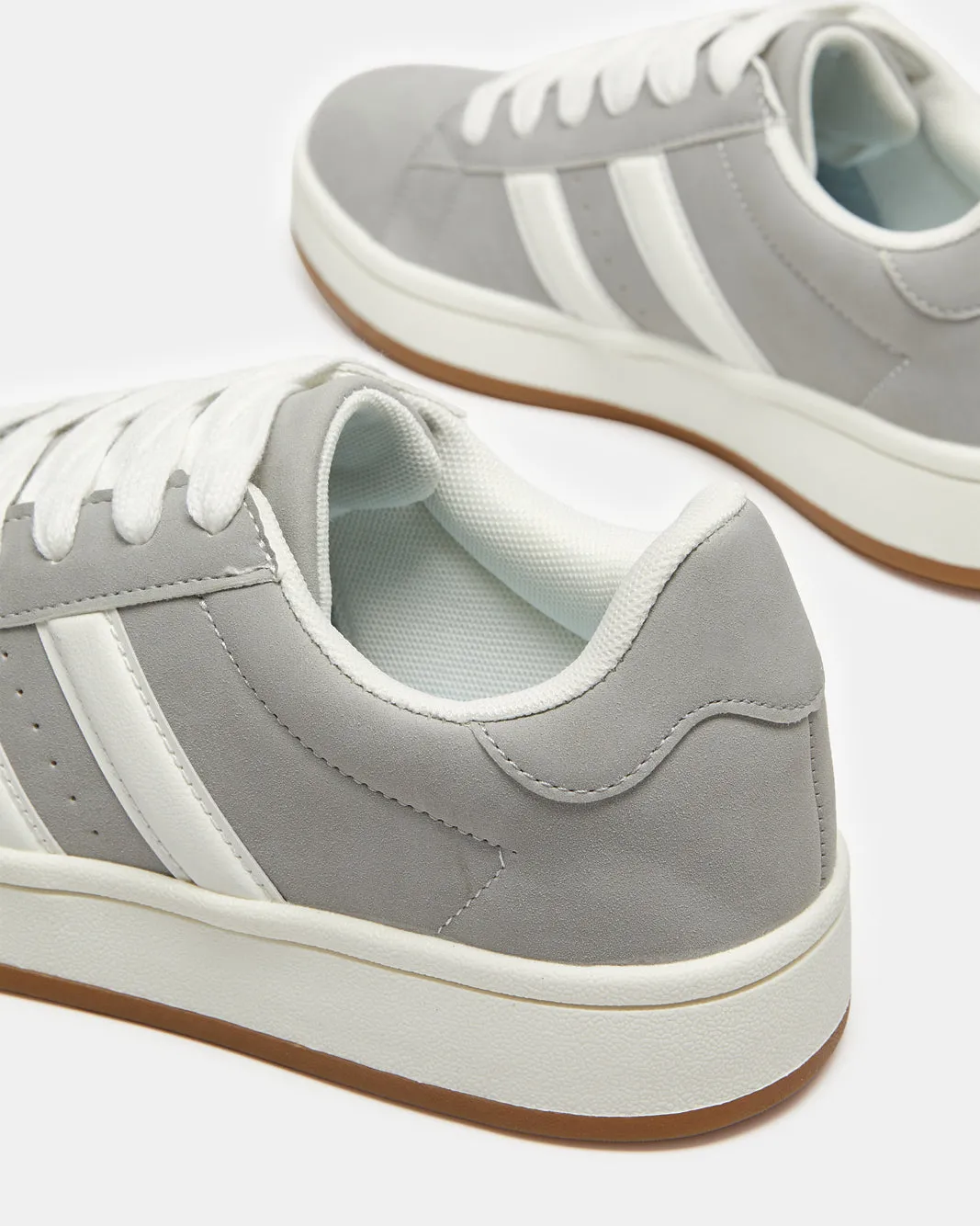 Men Grey Striped Sneakers sold by Redtag product image thumbnail 4