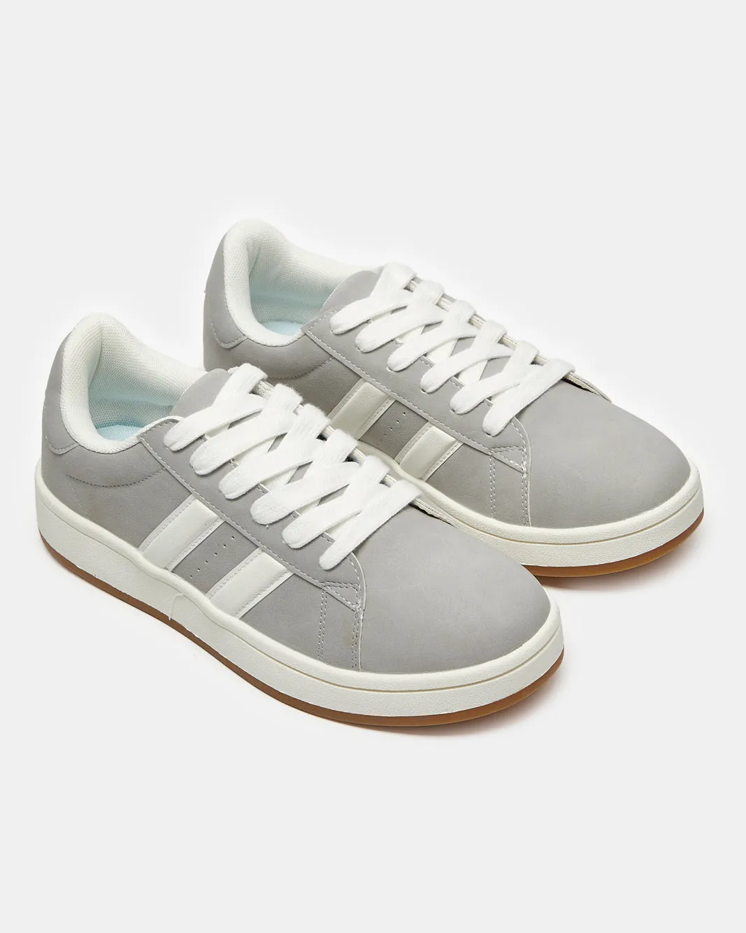 Men Grey Striped Sneakers sold by Redtag product image thumbnail 2