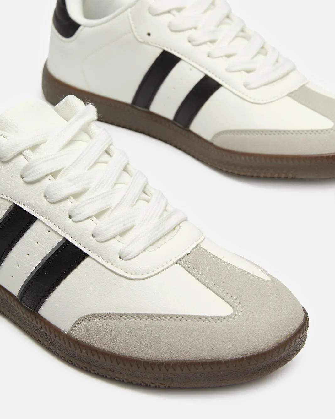 Men White Striped Sneakers sold by Redtag product image thumbnail 3