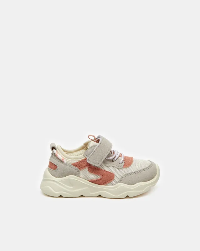 Girls Beige Material Block Trainer sold by Redtag