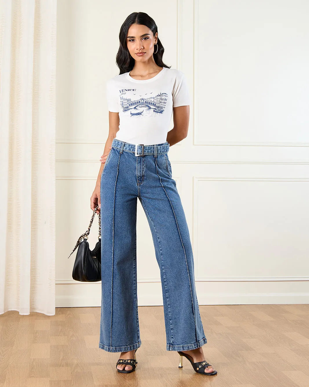 Women Ivory Printed T-Shirt sold by Redtag product image thumbnail 2