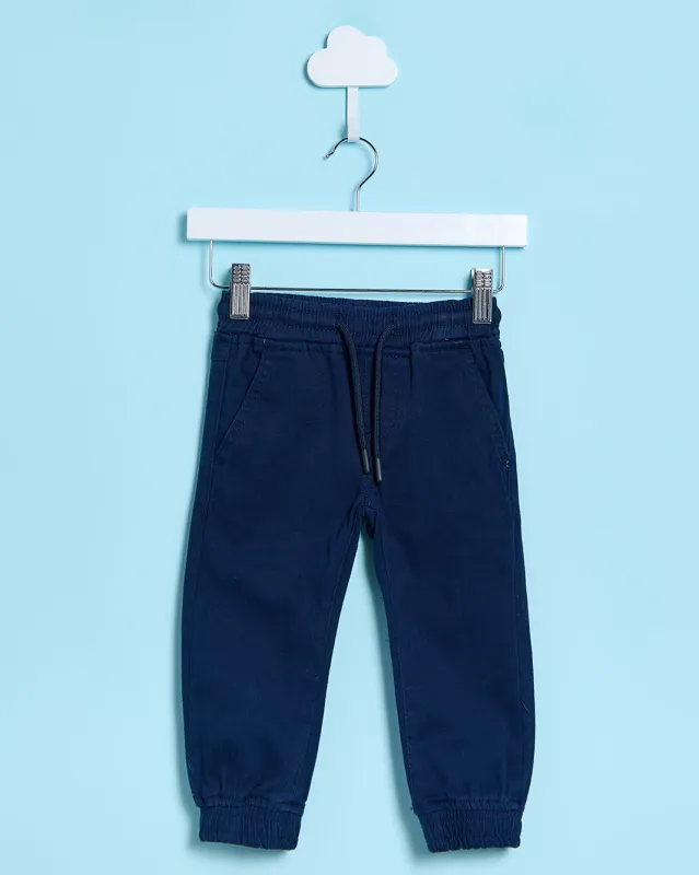 Infant Boys Navy Basic Joggers sold by Redtag