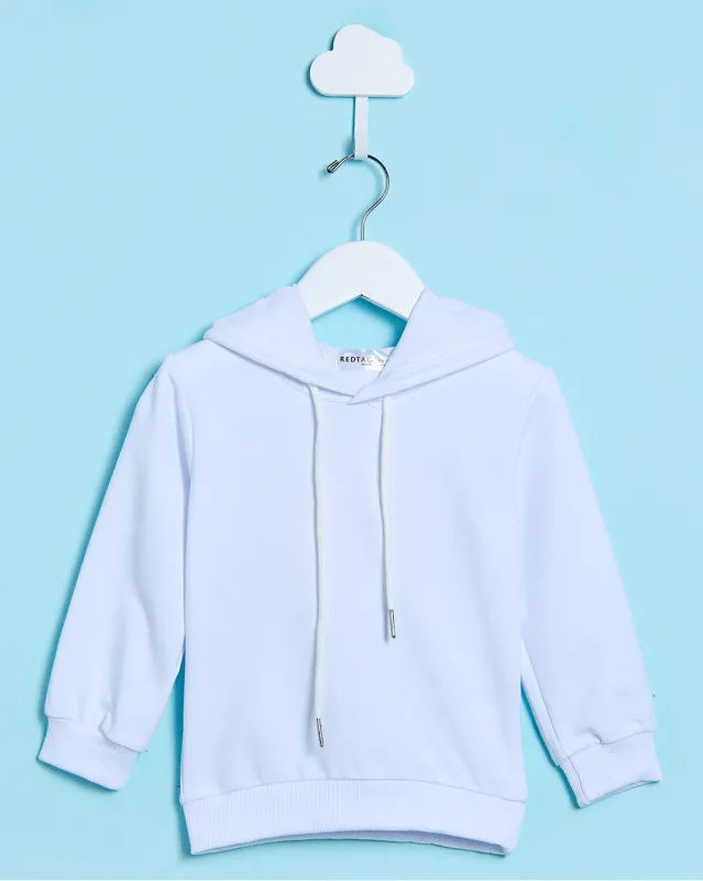 Infant Boys White Printed Sweatshirt sold by Redtag