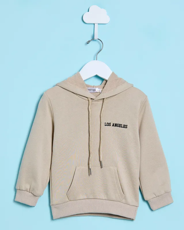 Infant Boys Beige Embroidered Sweatshirt sold by Redtag