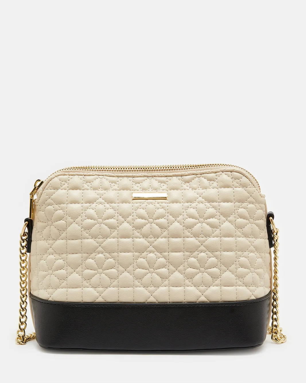 Women Beige And Black Cross Body Bag sold by Redtag