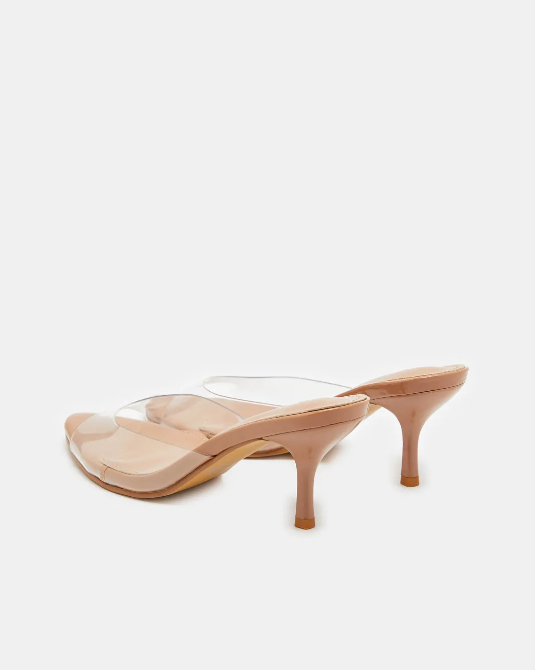 Women White Vinyl Heel Mule sold by Redtag product image thumbnail 3