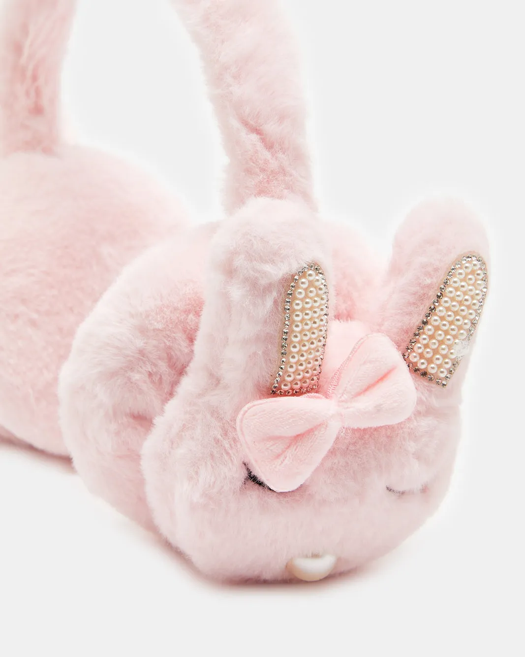 Girls Pink Embellished Earmuff sold by Redtag product image thumbnail 3
