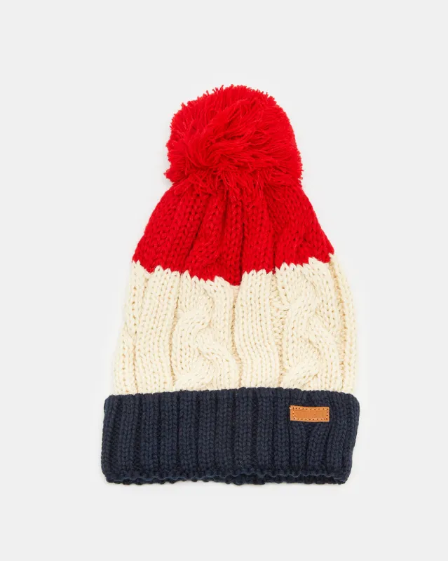 Boys Multicolour Knitted Cap sold by Redtag
