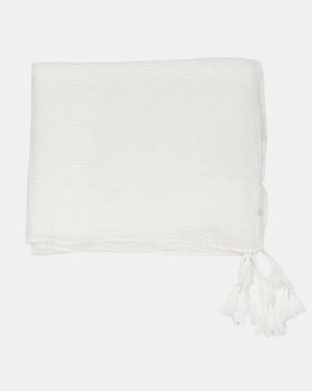 Women White Scarf sold by Redtag