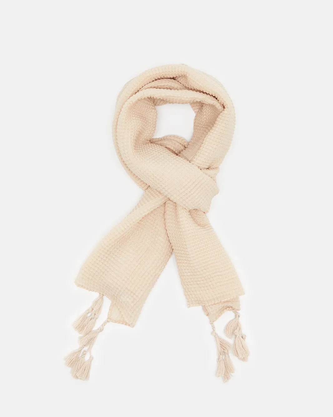 Women Beige Scarf sold by Redtag product image thumbnail 3