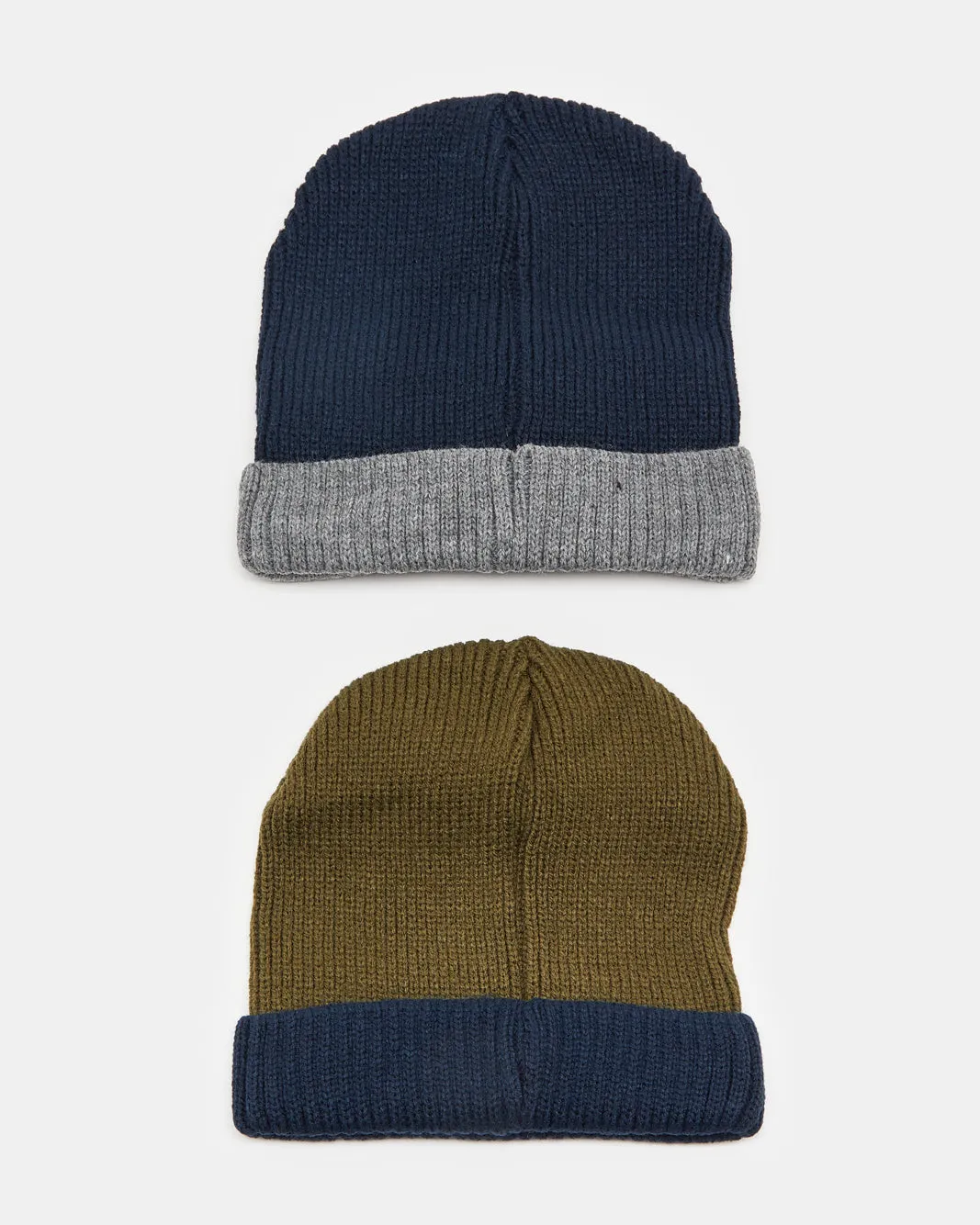 Men Assorted Knitted Cap Set (Pack Of 2) sold by Redtag product image thumbnail 2