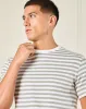 Men Grey Jacquard T-Shirt sold by Redtag