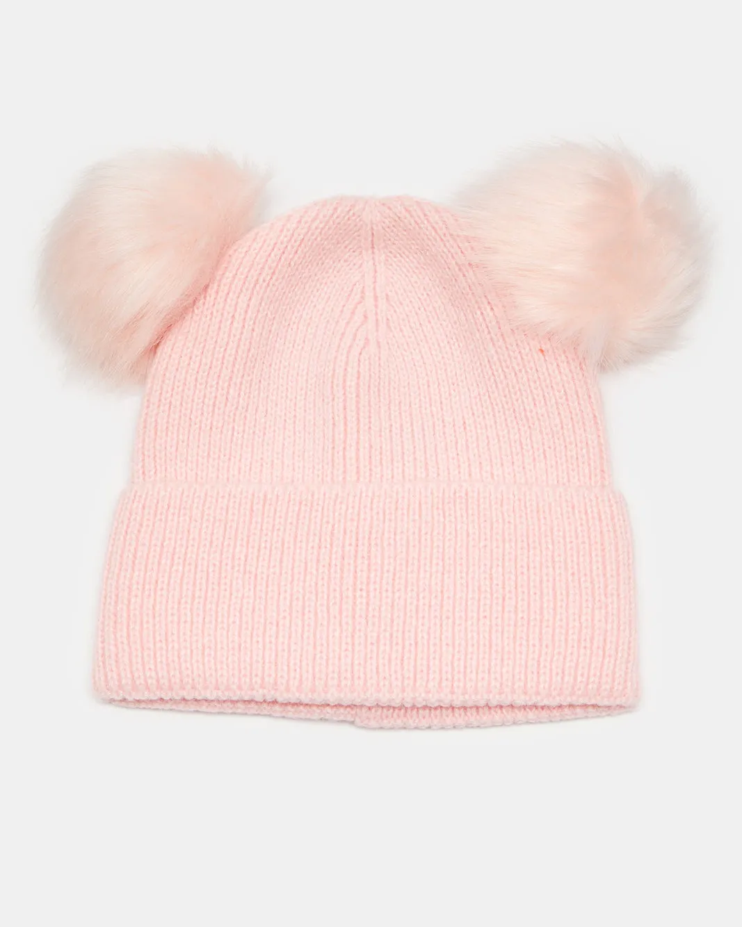 Women Pink Embellished Knitted Cap sold by Redtag