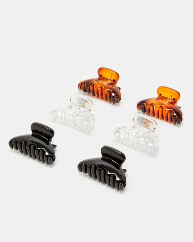 Women Assorted Hair Claw Set (Pack of 6) sold by Redtag