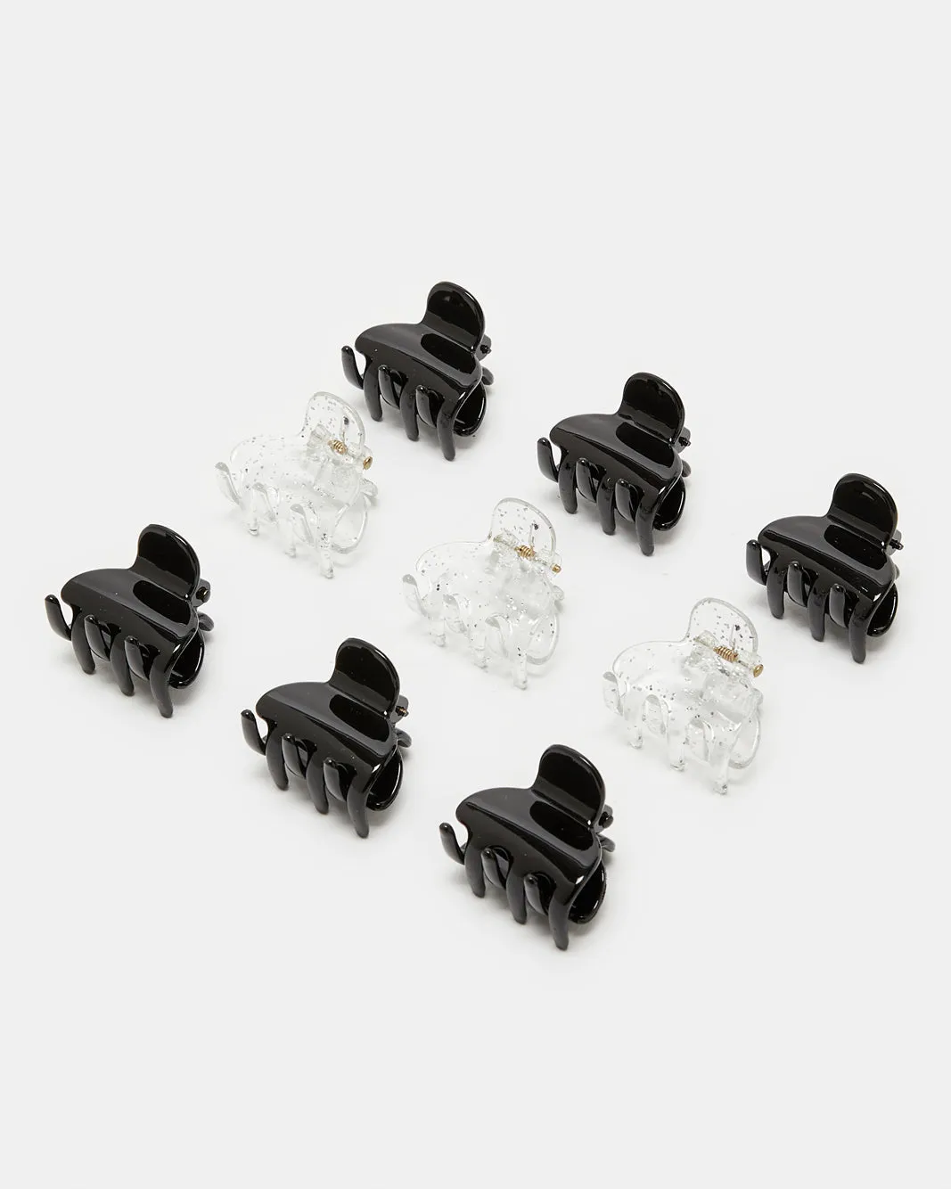 Women Black And White Claw Set (Pack of 9) sold by Redtag