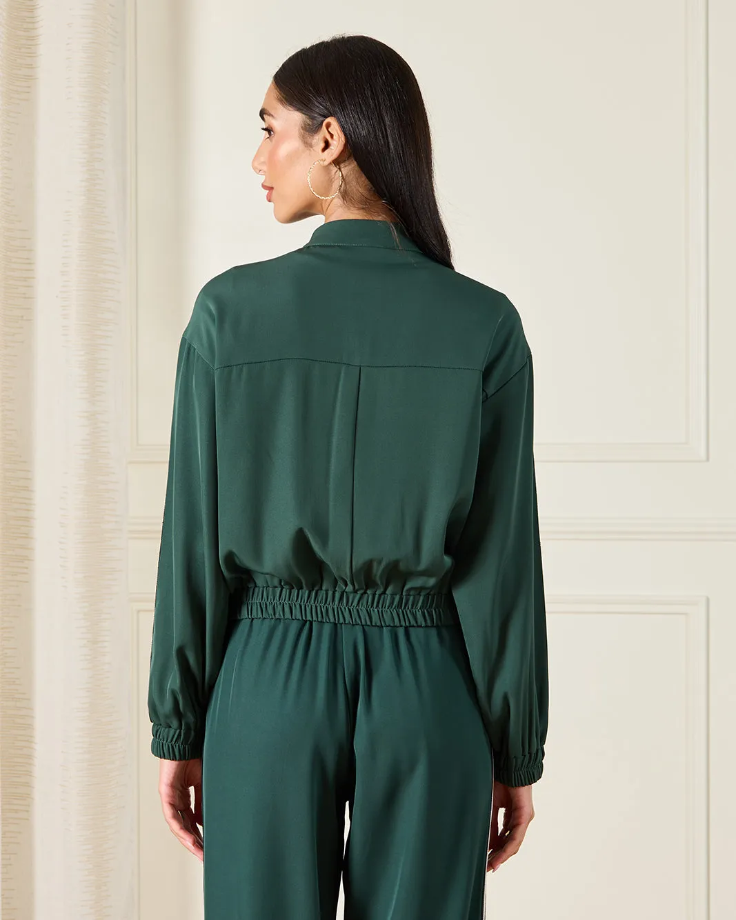 Women Green Embellished Jacket sold by Redtag product image thumbnail 3