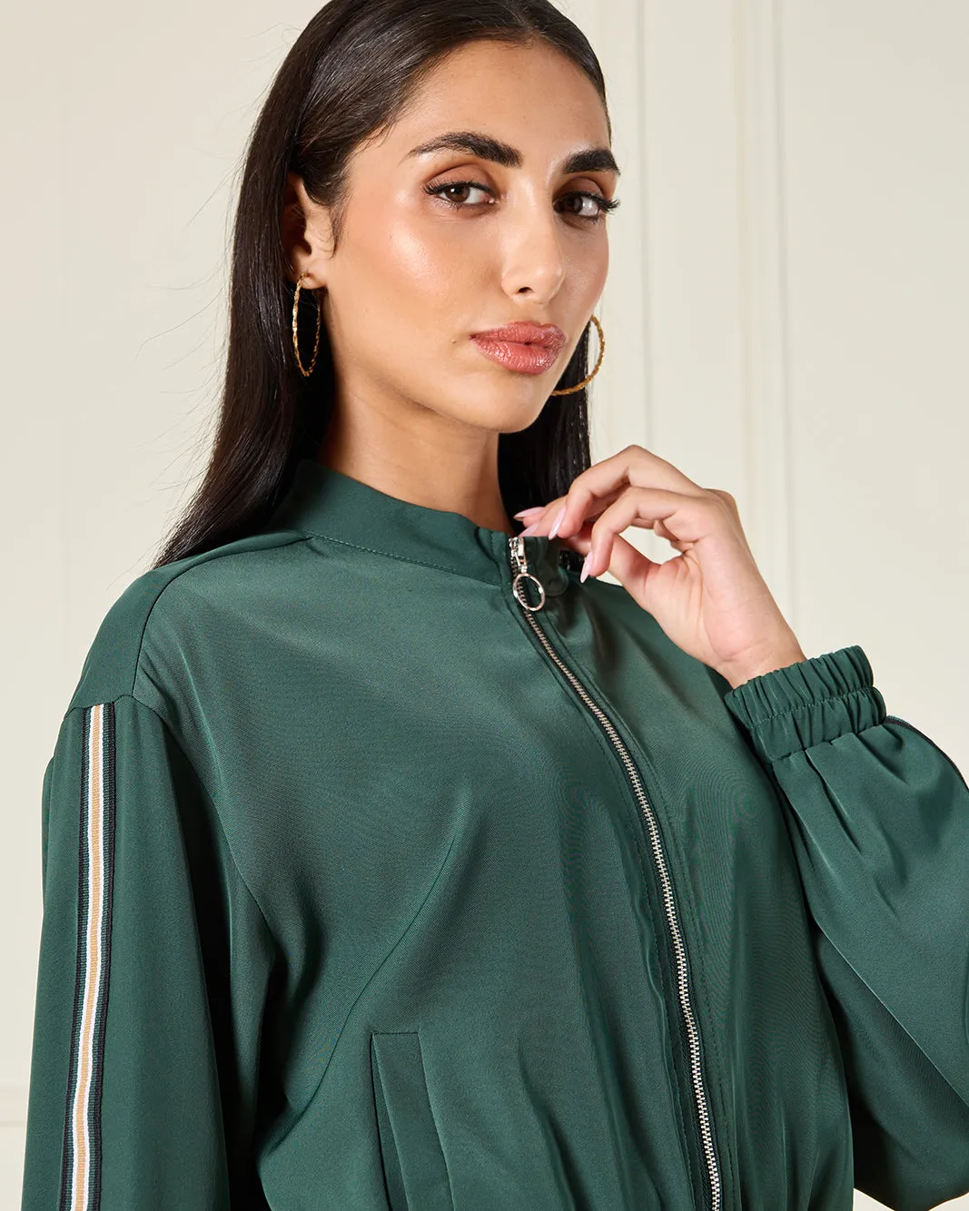 Women Green Embellished Jacket sold by Redtag product image thumbnail 4