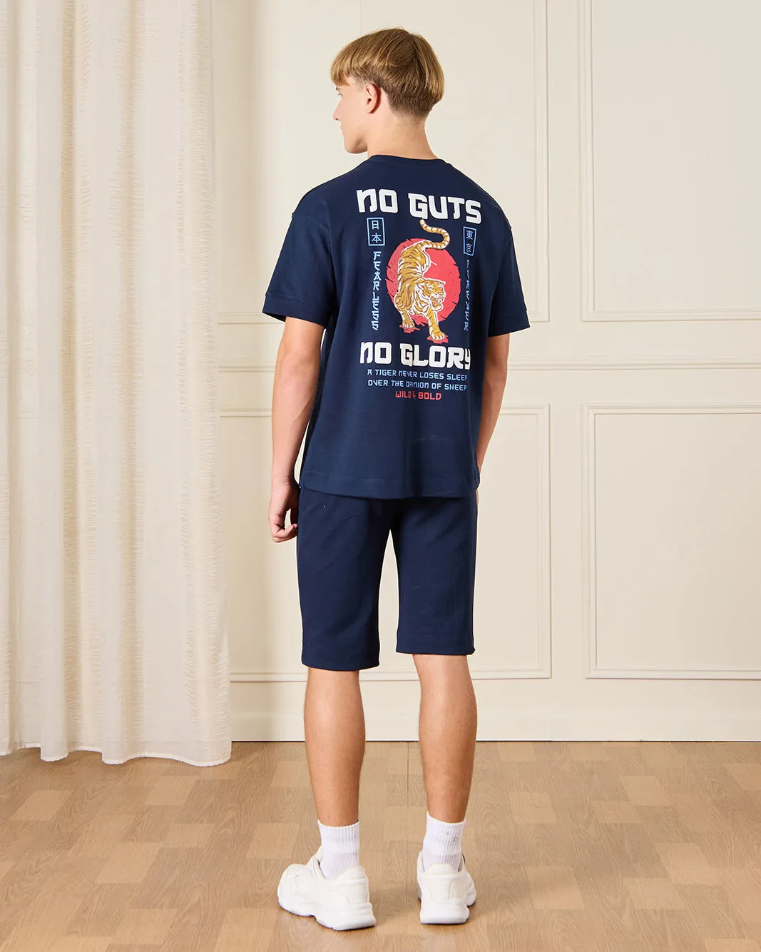 Senior Boys Navy Printed Casual Set (2 Piece) sold by Redtag product image thumbnail 4