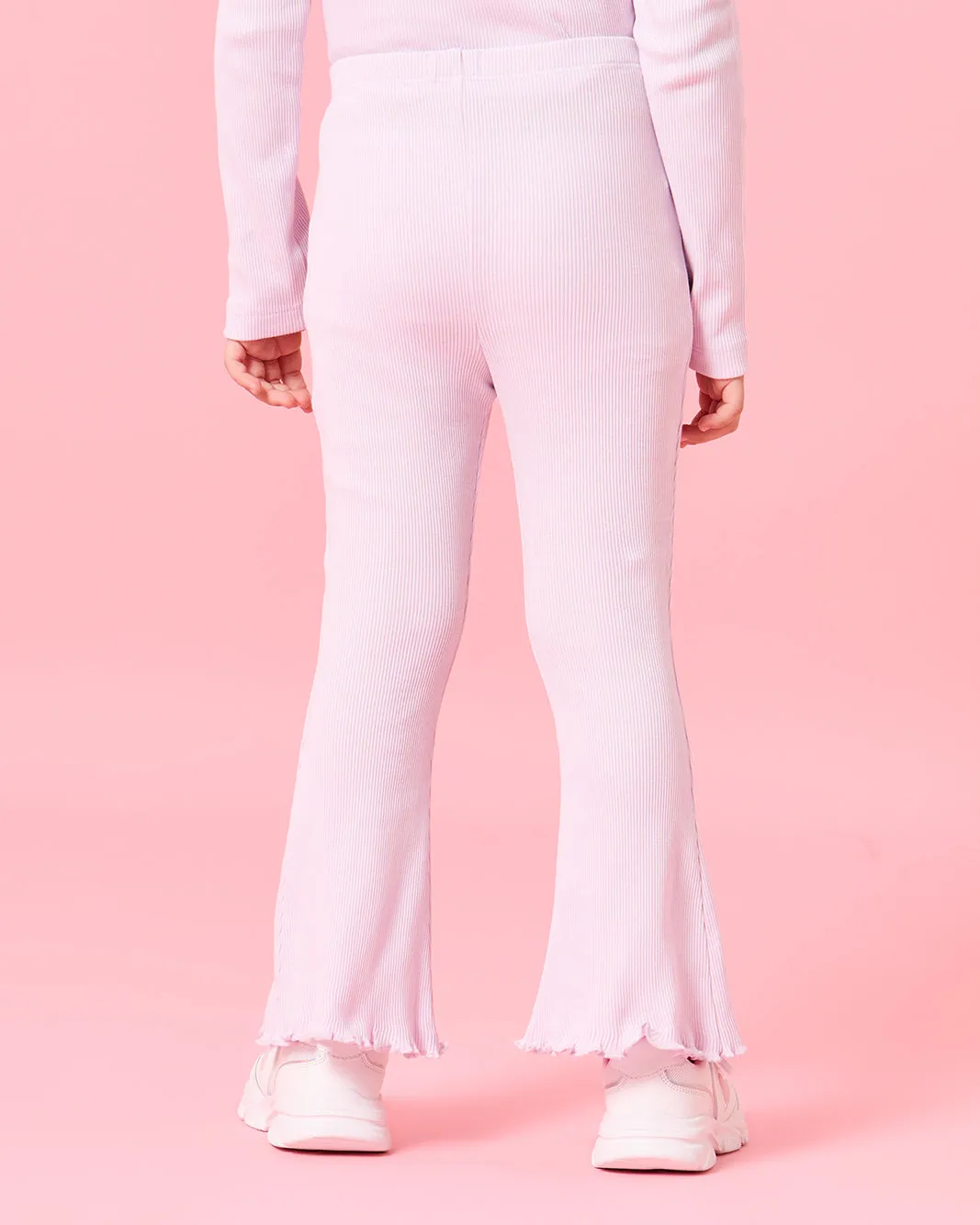 Girls Pink Placement Print Flared Leggings sold by Redtag product image thumbnail 3