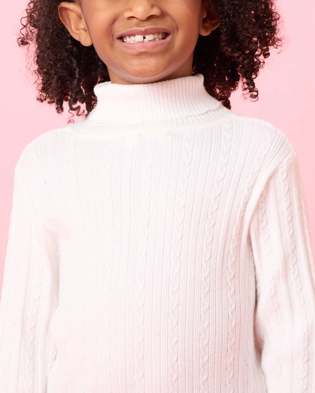 Girls White Knitted Pullover sold by Redtag product image thumbnail 4