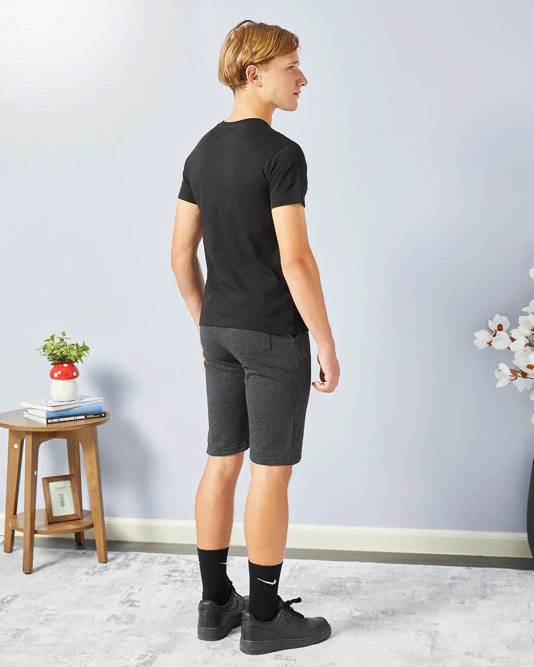 Senior Boys Black And Charcoal Printed Casual Set (2 Piece) sold by Redtag product image thumbnail 4