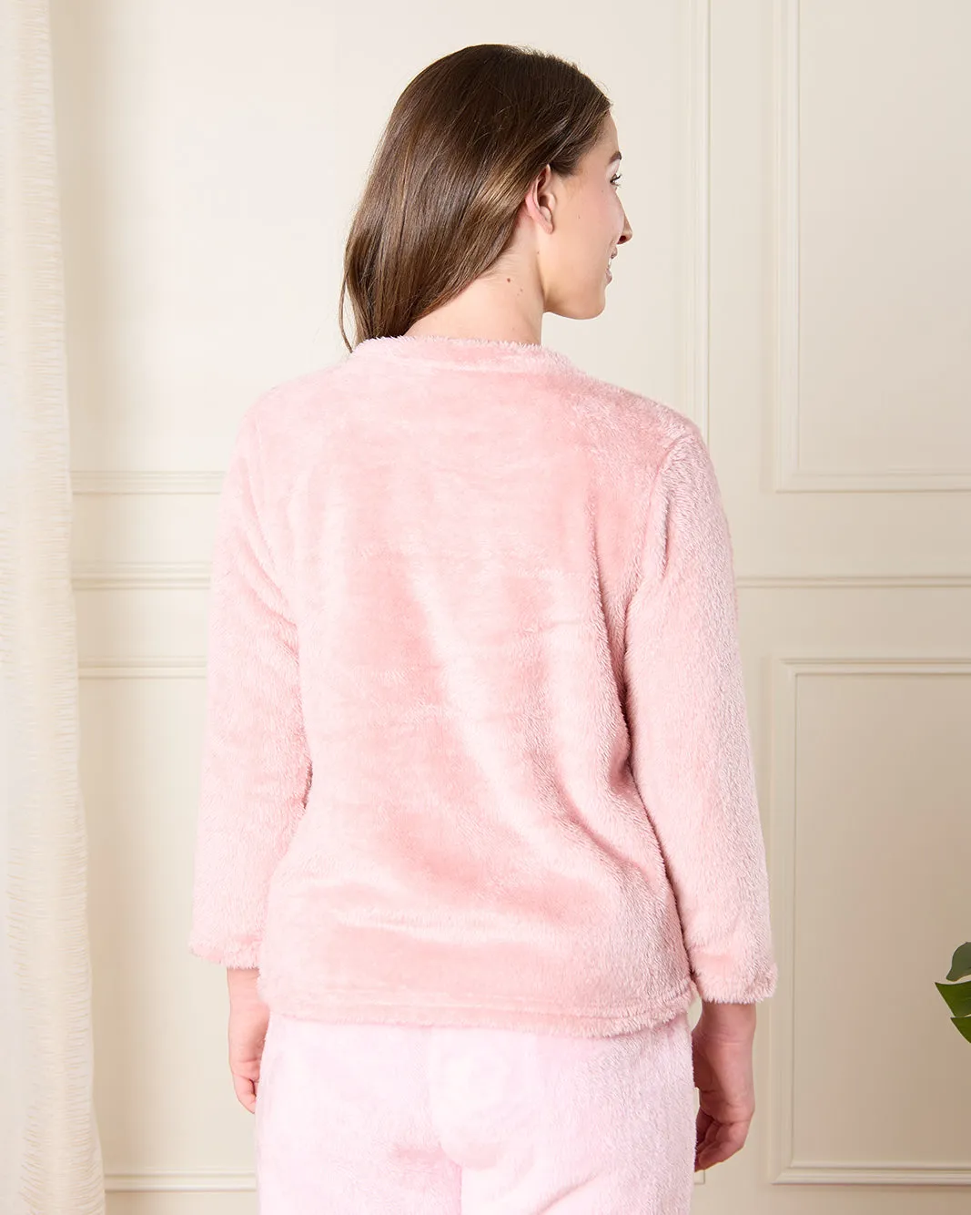 Senior Girls Pink Embellished Pyjama Set (2 Piece) sold by Redtag product image thumbnail 3