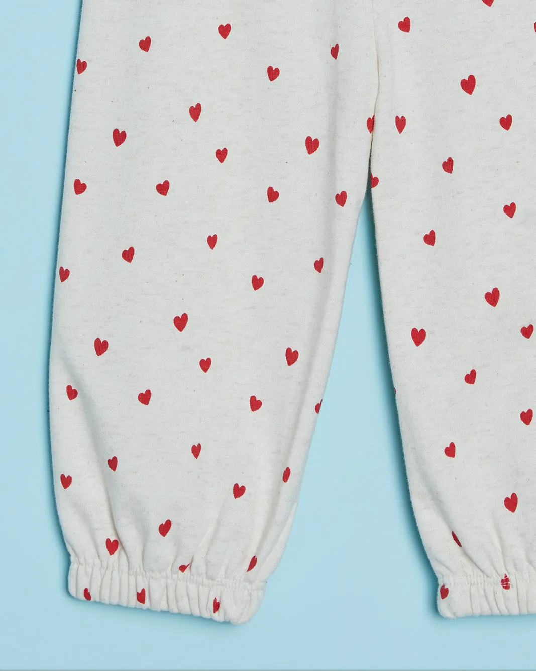 Infant Girls Pink Heart Print Active Pants sold by Redtag product image thumbnail 3