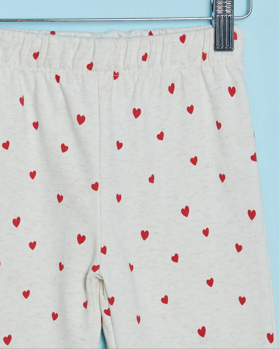 Infant Girls Pink Heart Print Active Pants sold by Redtag product image thumbnail 2