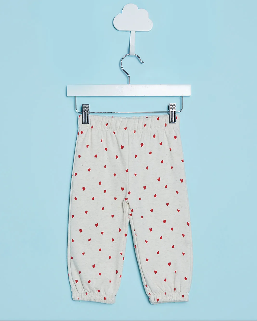 Infant Girls Pink Heart Print Active Pants sold by Redtag product image thumbnail 4