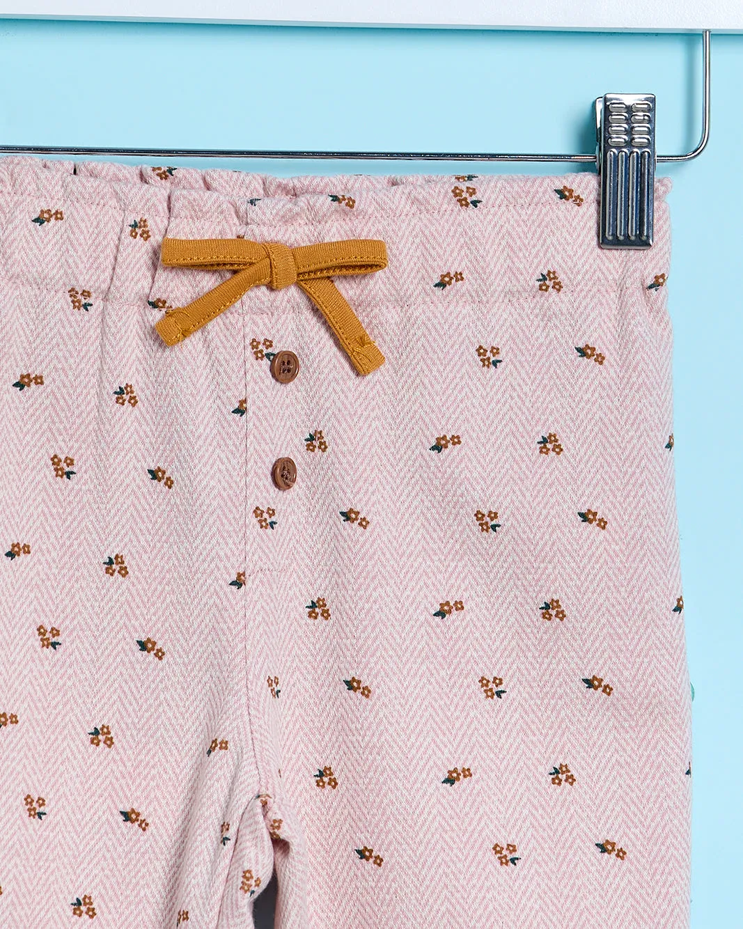 Infant Girls Pink Floral Print Jogger Pants sold by Redtag product image thumbnail 2