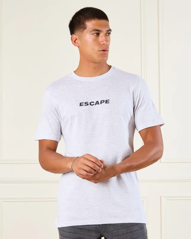 Men Ivory Basic Graphic T-Shirt sold by Redtag
