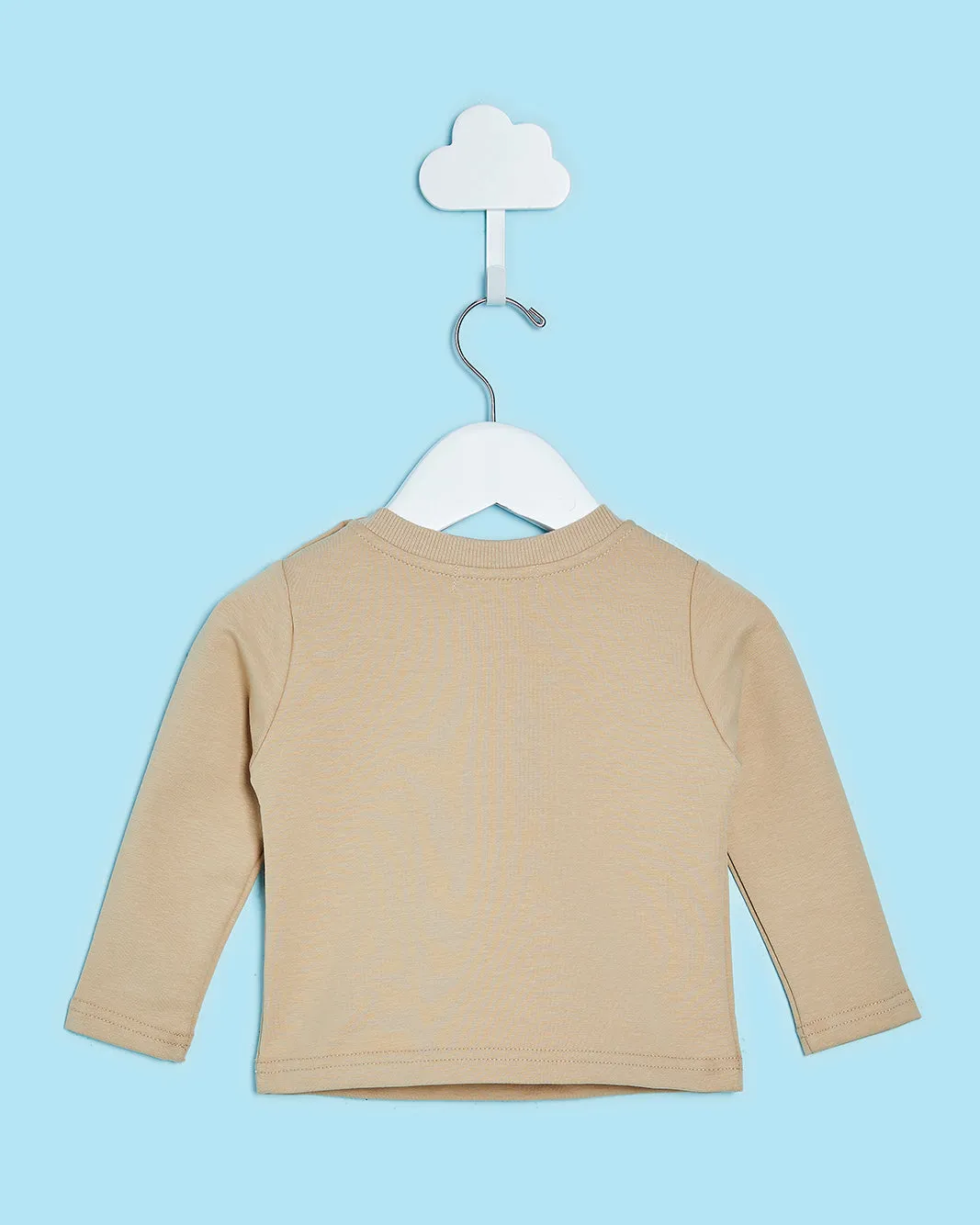 Infant Boys Beige Printed T-Shirt sold by Redtag product image thumbnail 3