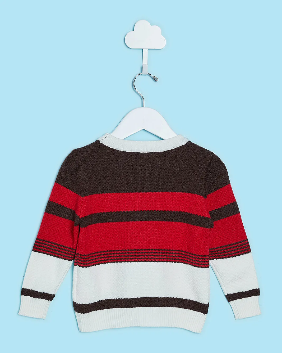 Infant Boys Multicolour Striped Sweater sold by Redtag product image thumbnail 3