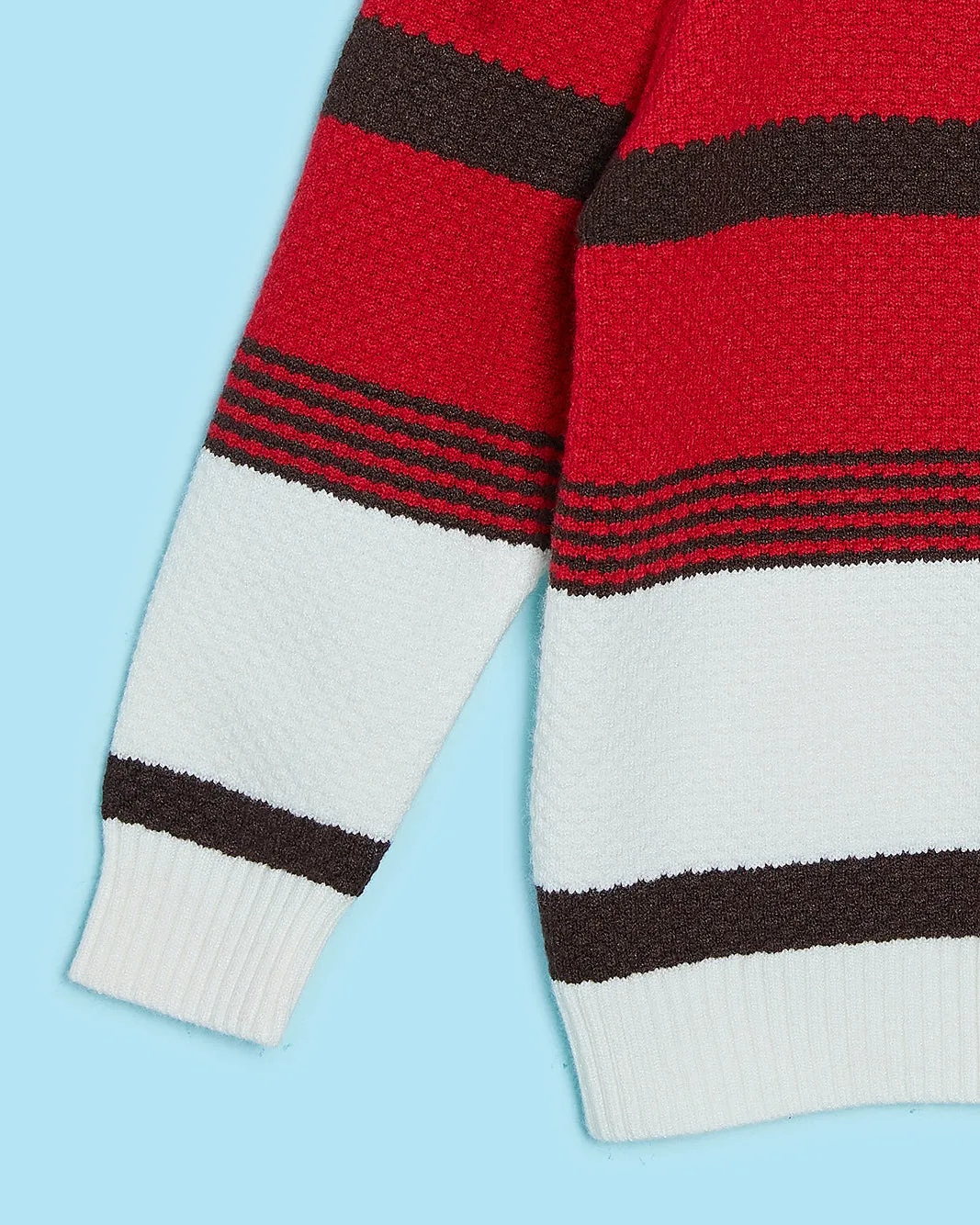 Infant Boys Multicolour Striped Sweater sold by Redtag product image thumbnail 4