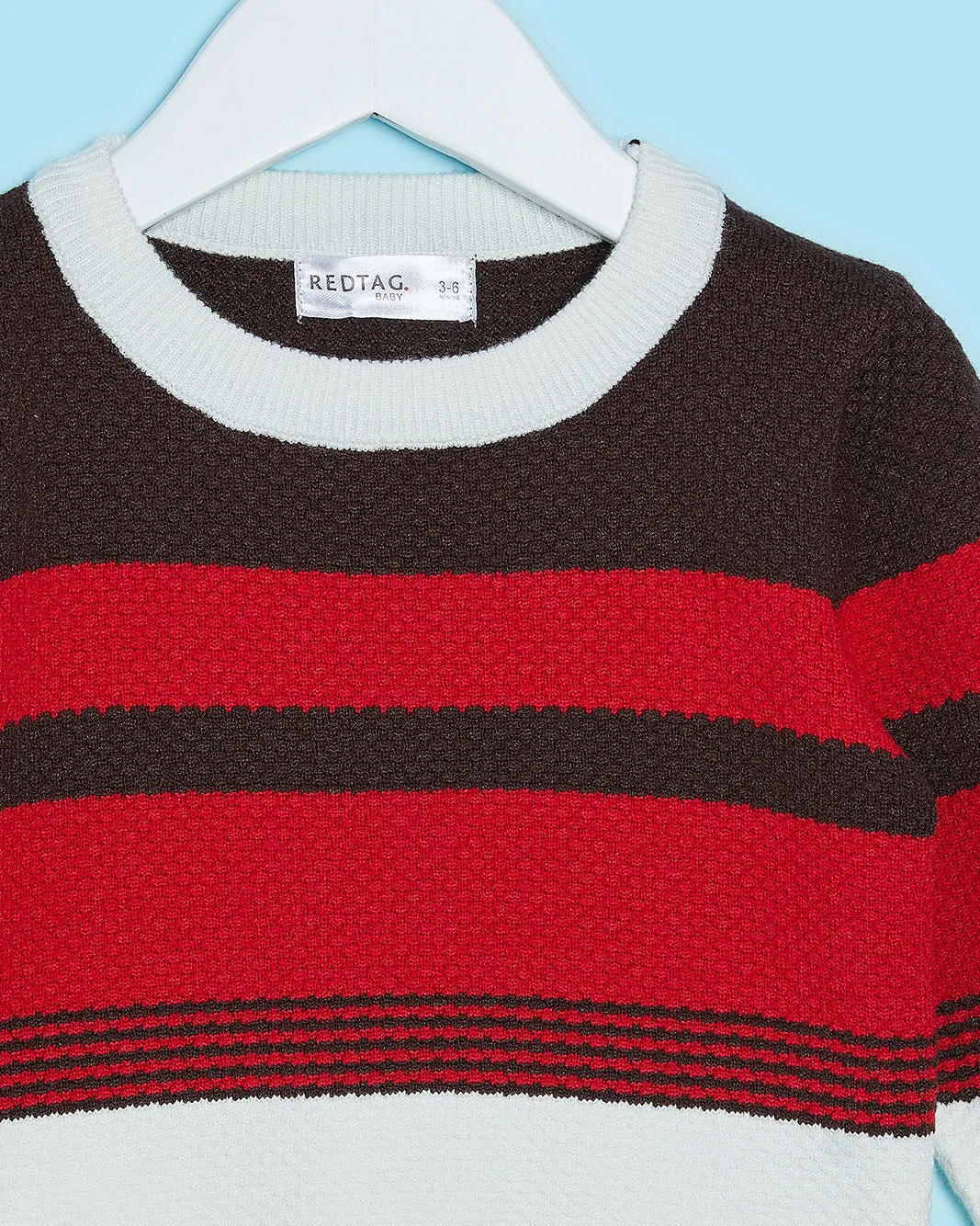 Infant Boys Multicolour Striped Sweater sold by Redtag product image thumbnail 2
