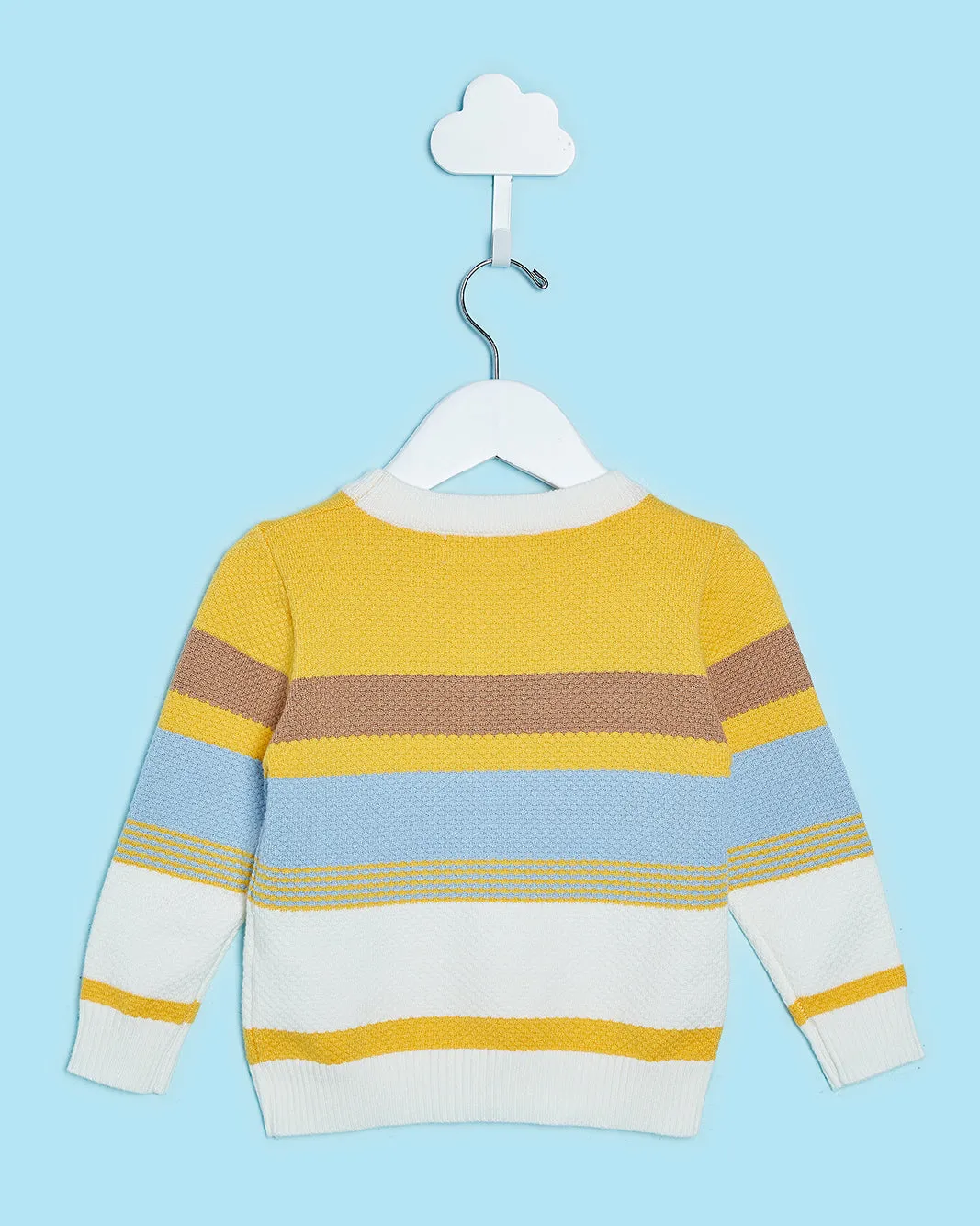 Infant Boys Multicolour Striped Sweater sold by Redtag product image thumbnail 3